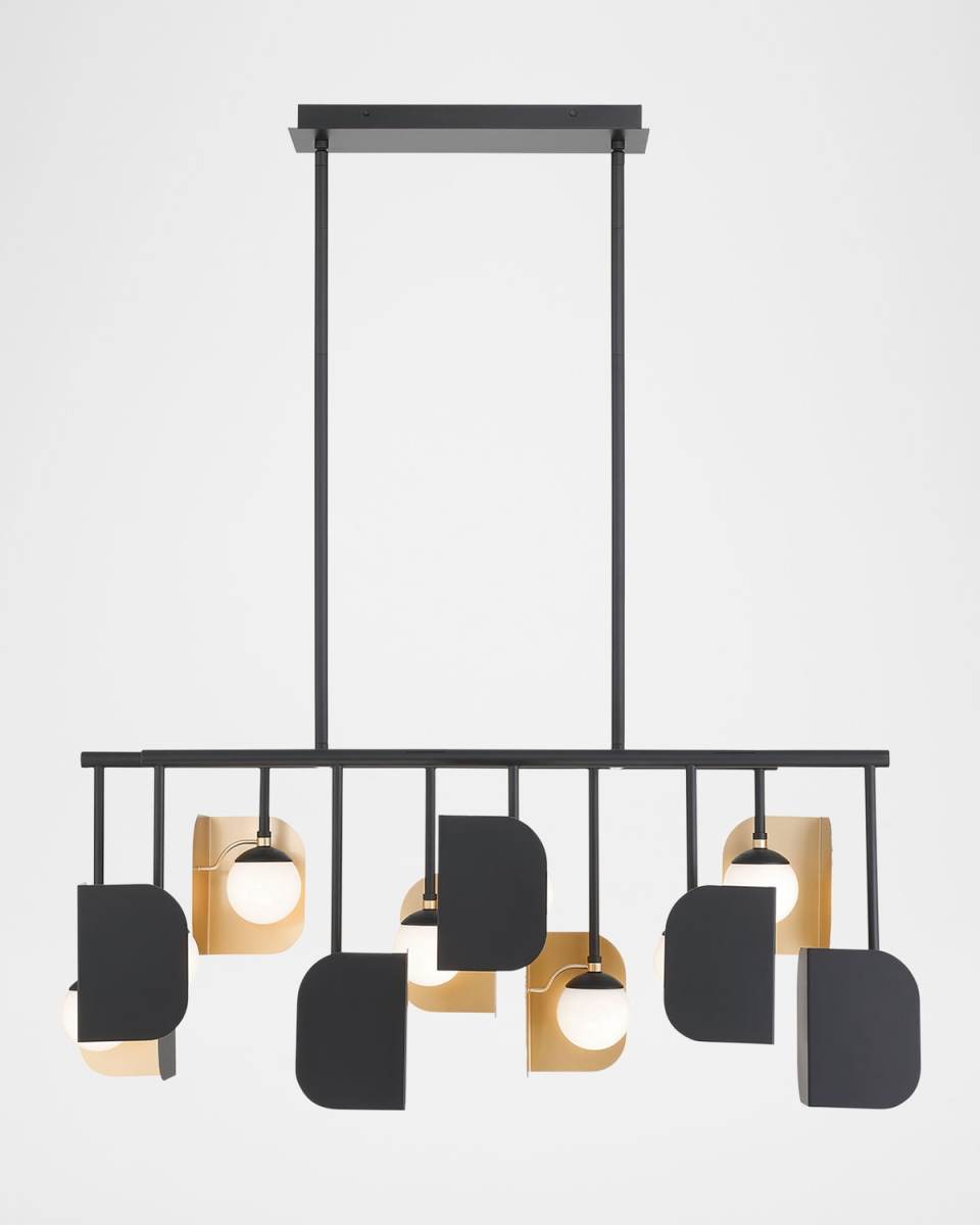 Cornice 45" 10-Light LED Linear Chandelier